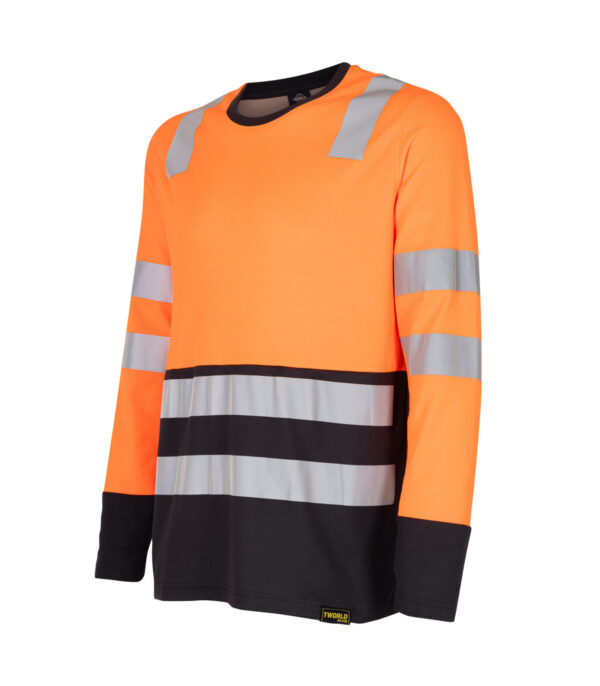Polera Hibrida Hi-Vis Bi Color Manga Larga Hombre - Imagen 4