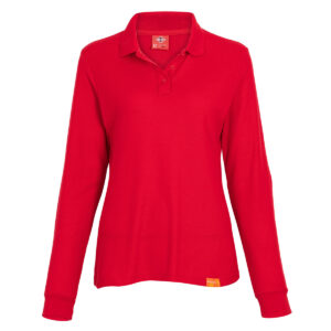Polera Polo 60% Algodón Manga Larga Mujer