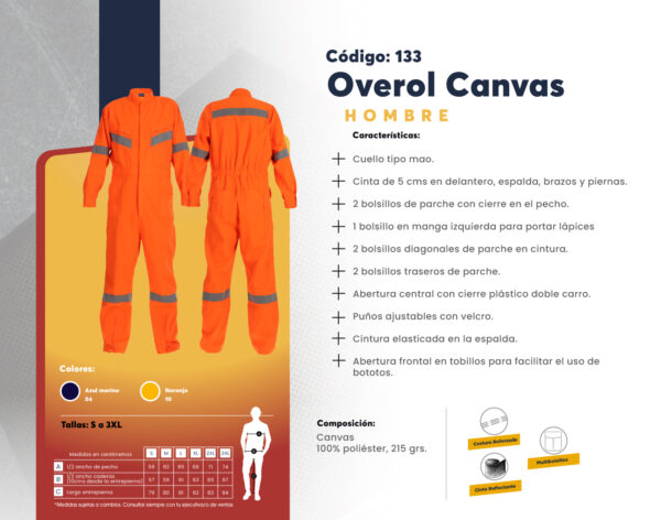 Overol Canvas - Imagen 2