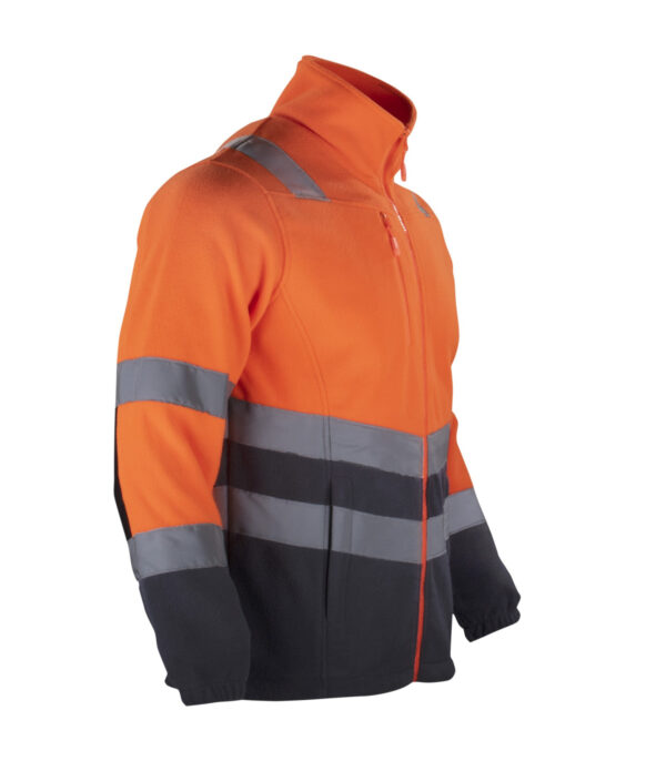 Micropolar Hi-Vis Clase 2 Bi-Color Manga Larga Hombre - Imagen 2