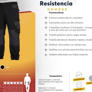 Pantalon MTX bicolor Alta resistencia