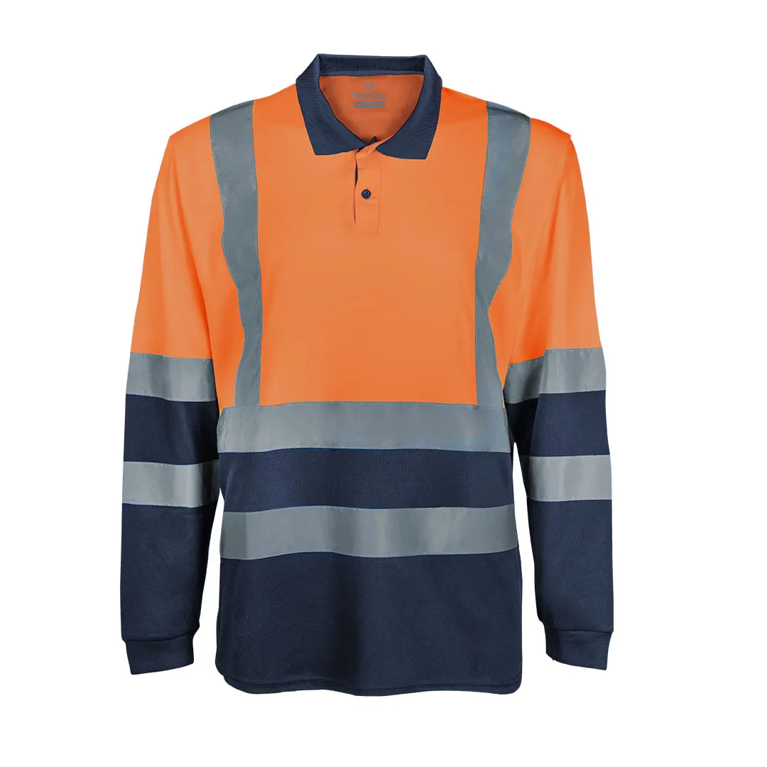 Polera Cuello Camisero Polo 360° Alta Visibilidad Bicolor - Imagen 4