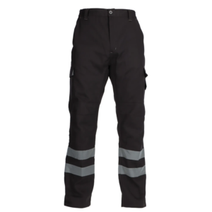 PANTALÓN CARGO GABARDINA CON CINTA REFLECTANTE