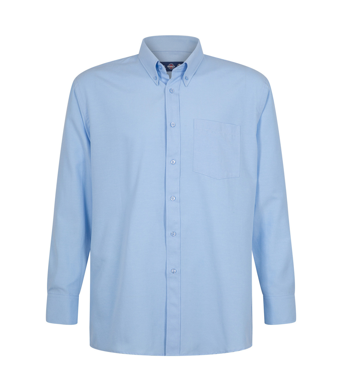 Camisa Oxford Classic Con Bolsillo Manga Larga Hombre - Imagen 4